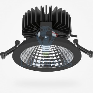 Downlight SHERIFF 2 Ra>80 70° BLACK