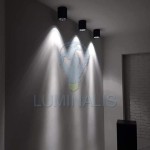 Pillar MINI R 1x50W Czarny GU-10 sufit bez źróła światła
