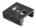 SKB 12-2 BLACK (BK) Systemu Global Track - aluminiowy uchwyt montażowy do szynoprzewodu 