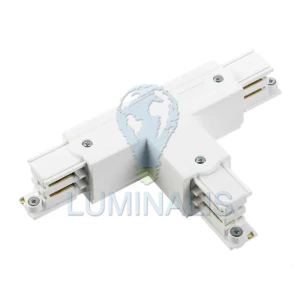 Potrójny łącznik kątowy zasilenie lewe białe XTS 37-3 T-Connector Left White