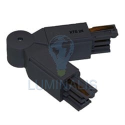 Regulowany łącznik kątowy czarny XTS 24-2 Adjustable Corner Connector Black