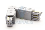 Regulowany łącznik kątowy biały XTS 24-3 Adjustable Corner Connector White