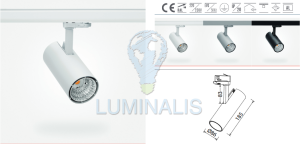 Reflektor LED LIDER D MINI 957 22W 60° BLACK 