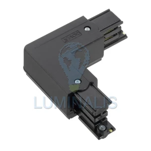 Łącznik kątowy z zasilaniem prawym czarny XTS 35-2 L-Connector Right Black