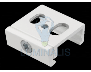 SKB 12-3 WHITE (WH) Systemu Global Track - aluminiowy uchwyt montażowy do szynoprzewodu 