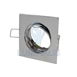 Oprawka ruchoma blaszana kwadratowa EKO-CT-002-CHR kolor CHROM