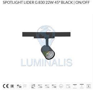 Reflektor LIDER G Black Ra>90 
