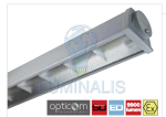 Oprawa hermetyczna ACCIAIO LED REGOLABILE 28-51W 4900LM-8000LM 2X58W M1200 Ra>80 4000K IP66 A258RD