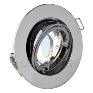Oprawka ruchoma aluminiowa okrągła EKO-CT-009-CHR kolor CHROM