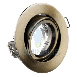 Oprawka ruchoma aluminiowa okrągła EKO-CT-009-ANT kolor ANTYCZNY MOSIĄDZ